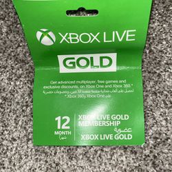 Xbox 12 Month Gold Membership