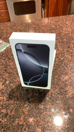 Apple I phone 16 pro max box only