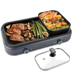 Electric 2 In 1 Hot Pot Grill