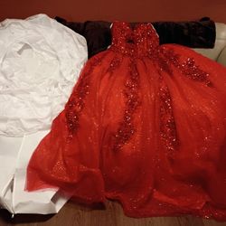 Quinceañera Dress With Undergarments Use One Time 
