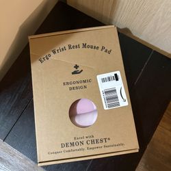 Ergonomic Pink Mouse Pad