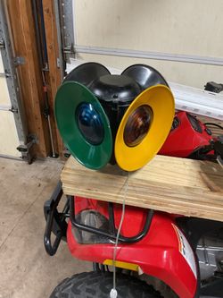 Vintage electric 1950-70s 4 way railroad signal lantern