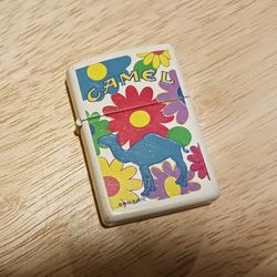 1996 Camel Cigarettes FLOWER POWER ZIPPO