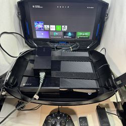 Xbox One, Gaems Portable Monitor, Turtle Beach Wired Controller, And Same Games 