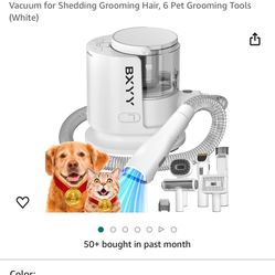 BXYY Dog Grooming Kit & Vacuum,12000Pa Strong Pet Grooming Vacuum, 1.5L Dog Grooming Vacuum 99% Dog Vacuum for Shedding Grooming Hair, 6 Pet Grooming 