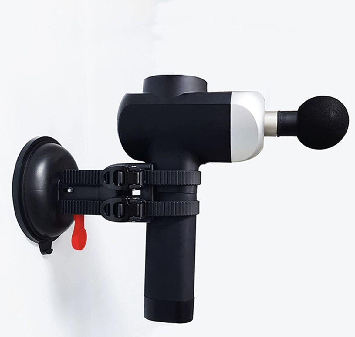 Piudiog Massage Gun Holder, Vertiball Massager Wall Mount Hands Free Massage Gun Mount for Self Massage Back Massage Tool,Compatible with virtually Al