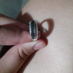 Black And White Diamond Ring