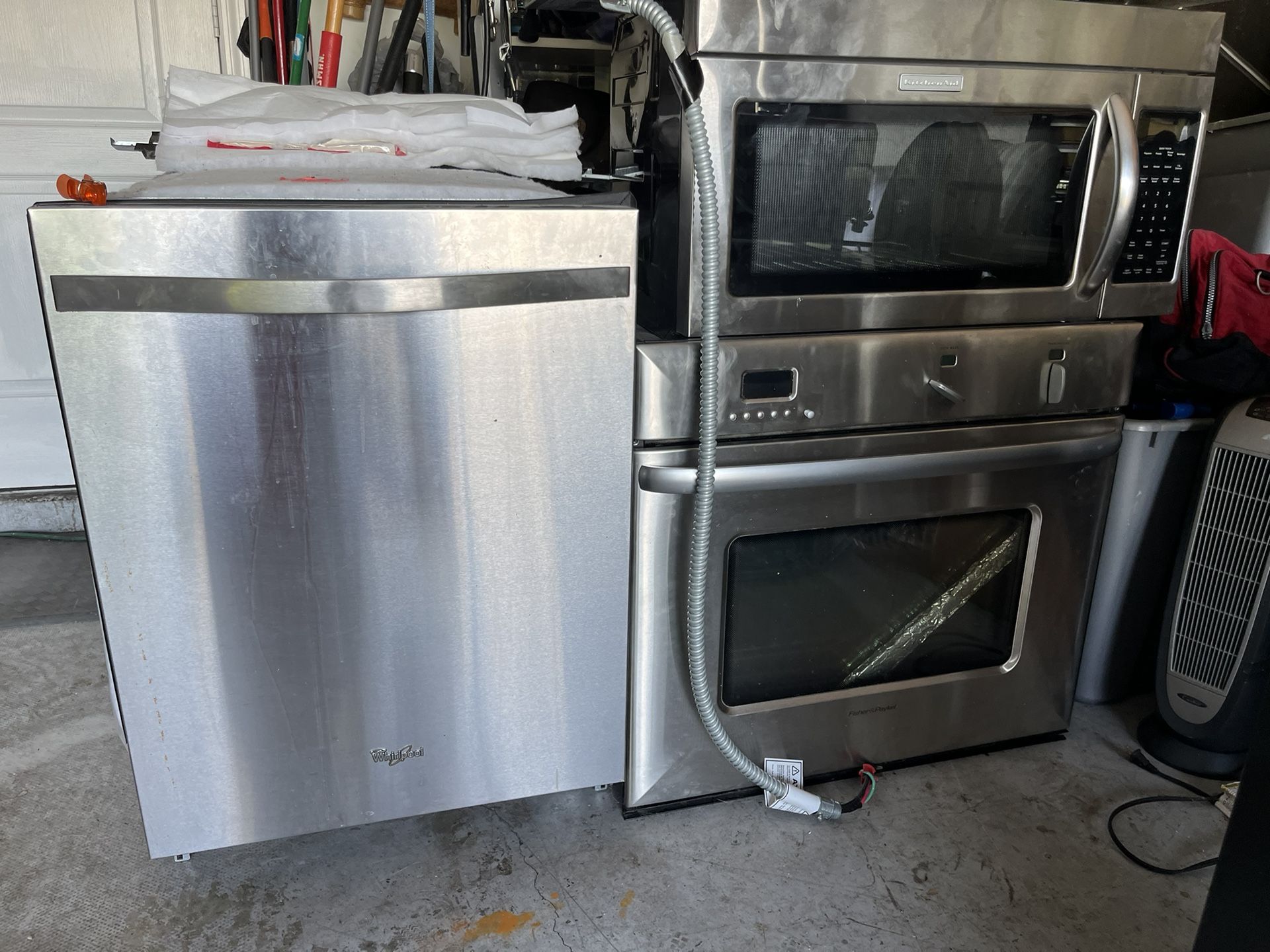 Fisher K Paul Bottom Oven, Whirlpool Dishwasher Kitchenaid Microwave And Stove Top Fisher Pico