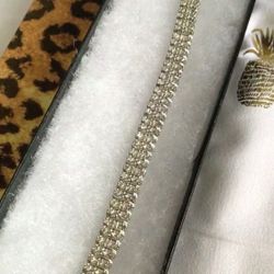 NEW Gorgeous 925 Sterling Silver ( Plata) 178 Small Real Diamonds 7/8” Bracelet $360 Or O.B.O 🍀