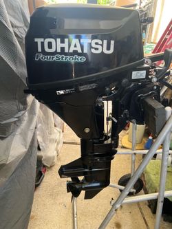 Outboard. Boat motor