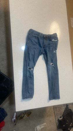 Blue ripped jeans from old navy