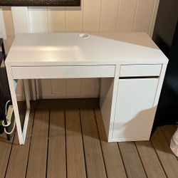 IKEA White Small Desk. 