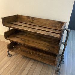 Rustic Shoe Rack