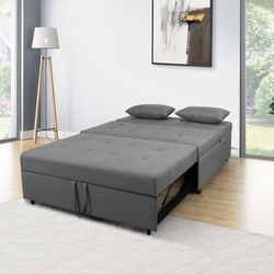 Adjustable Sofa Bed  (Grey)