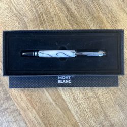 NWB Mont Blanc Marble Fountain Pen