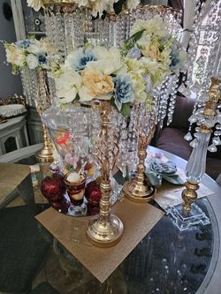 Metal Gold Centerpieces