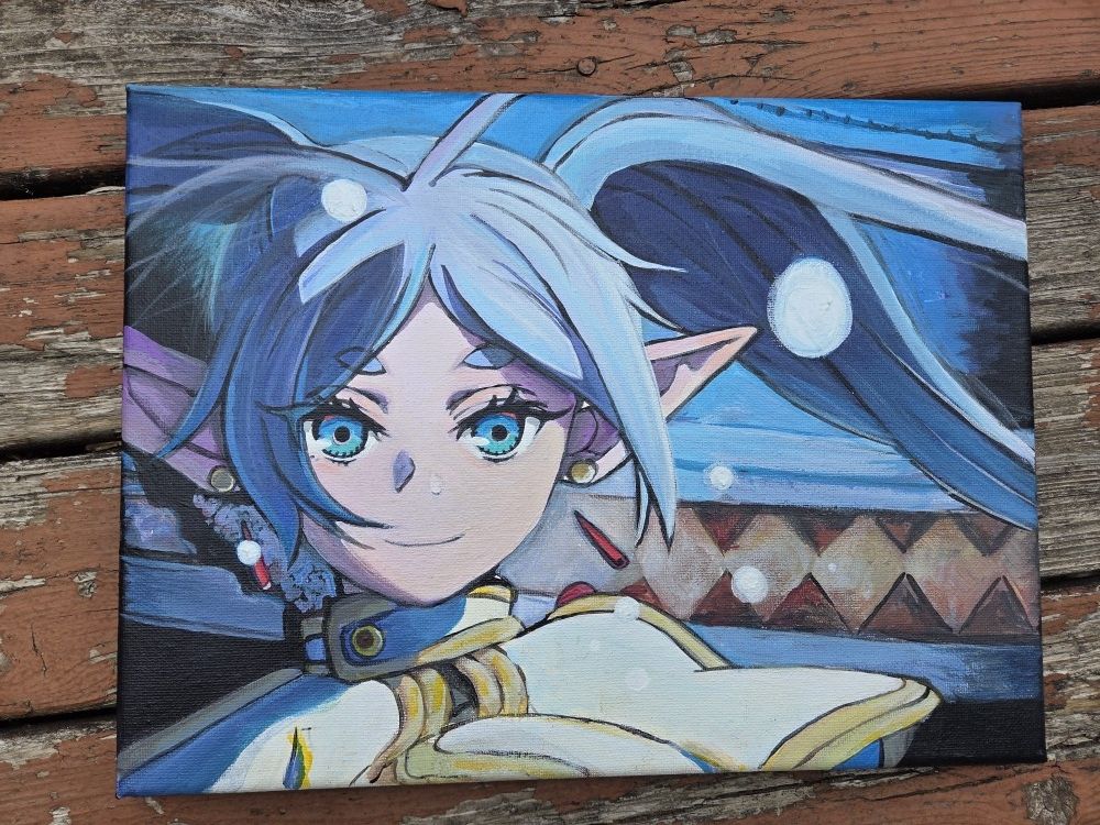 Original Anime Painting: Frieren