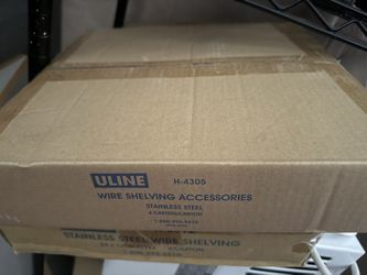 Casters for Uline wire shelving NEW!