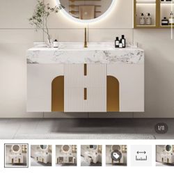 🟢36-inch Bathroom Vanity, 
