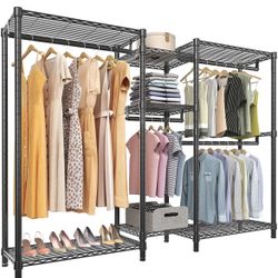 Rack Storage Closet Clothes