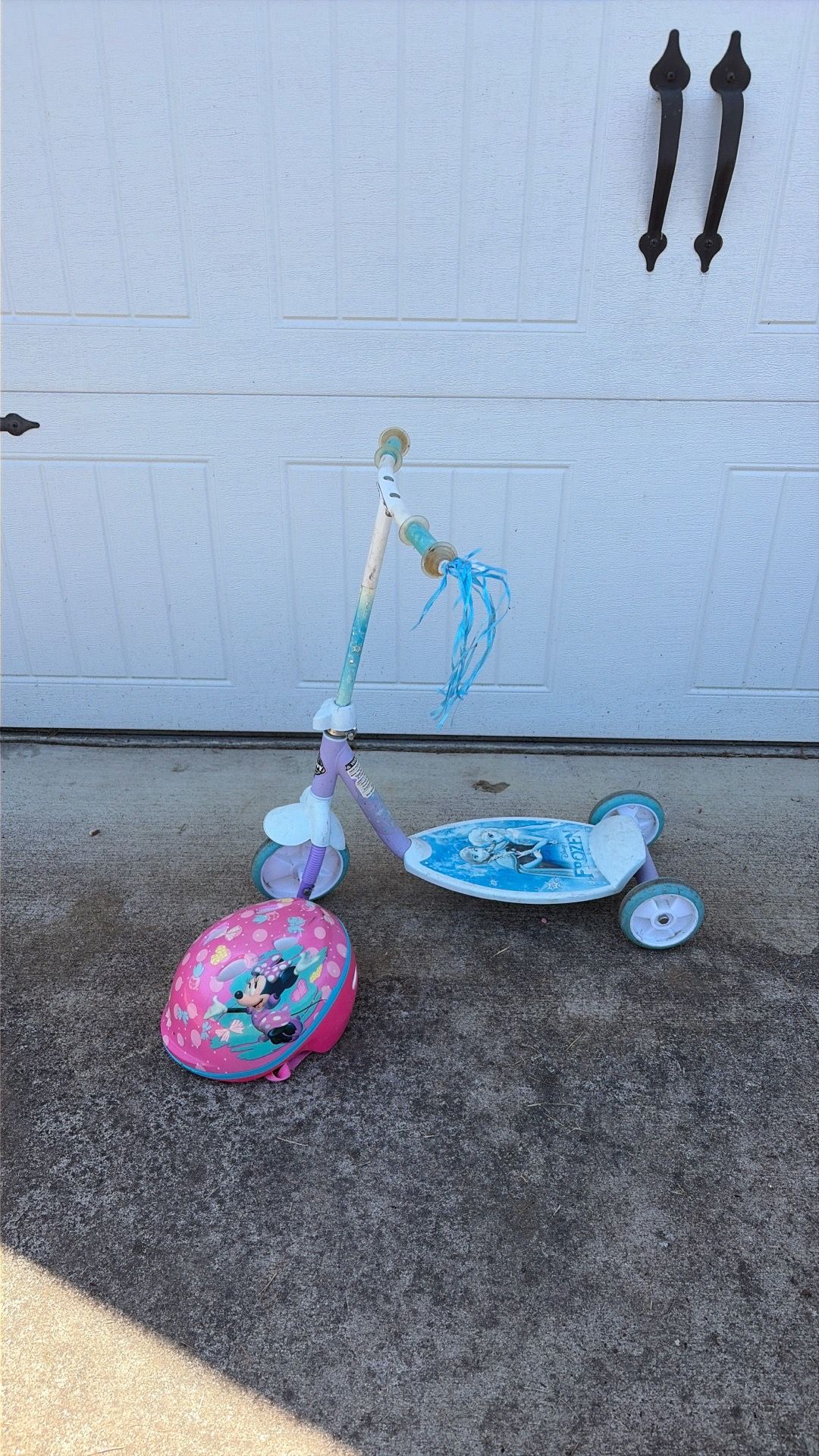 Scooter and Helmet