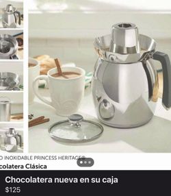Chocolatera de princess house nueva en su caja