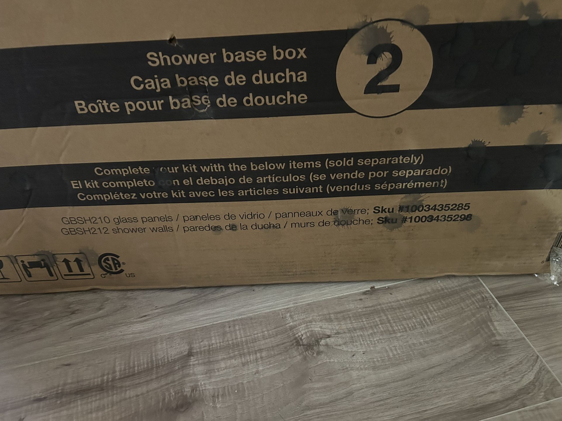 Corner Shower Pan