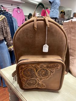 100% Handmade leather backpack