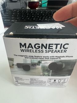 NEW portable magnetic attachment bluetooth wireless speaker