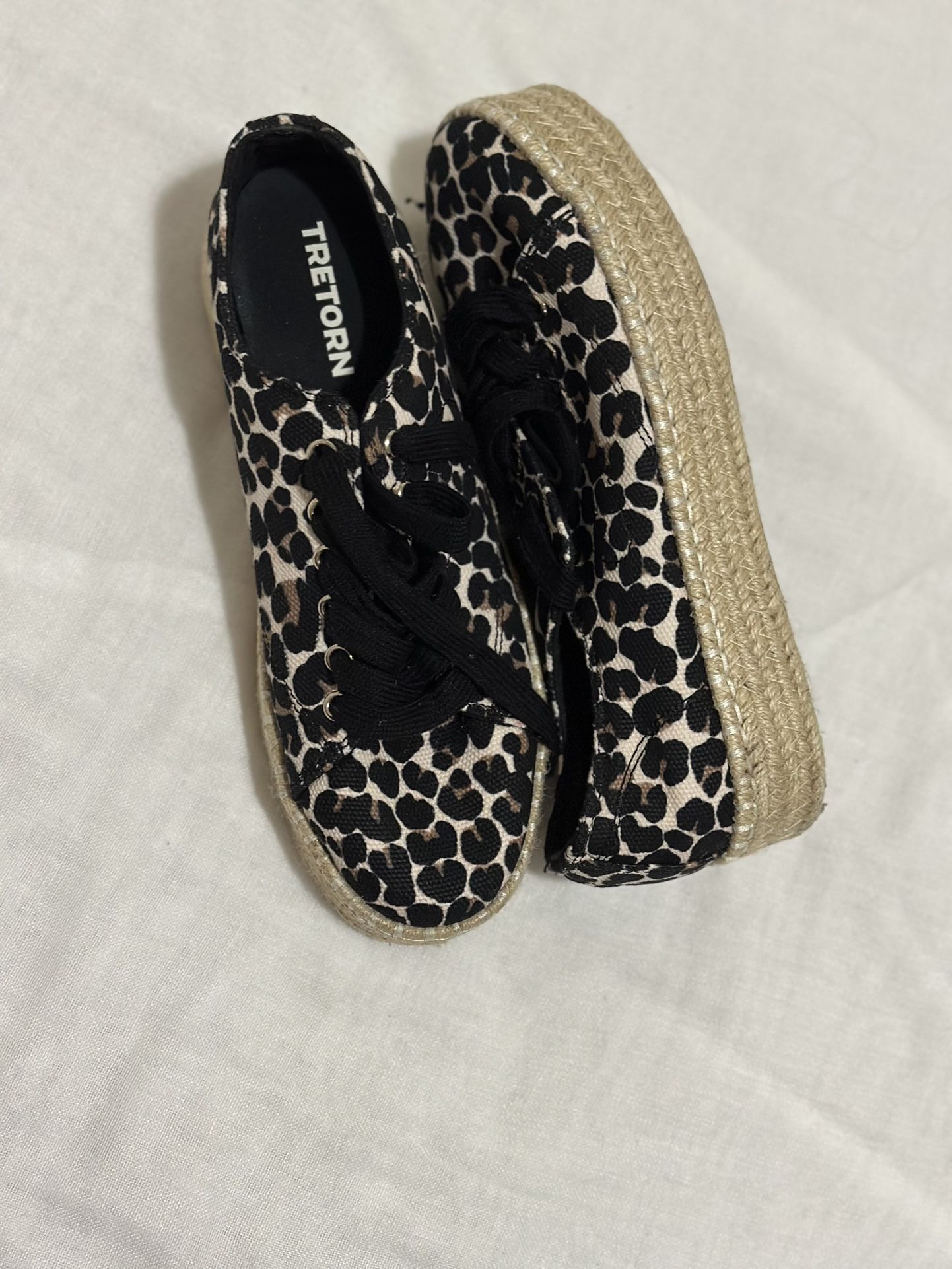 Tretorn Leopard Print Shoes