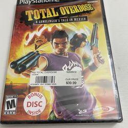 Total Overdose PS2 Brand New Sealed