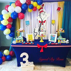 Dr Seuss themed party ANY THEME baby shower event birthday
