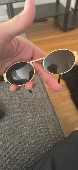 Gold frame Versace sunglasses