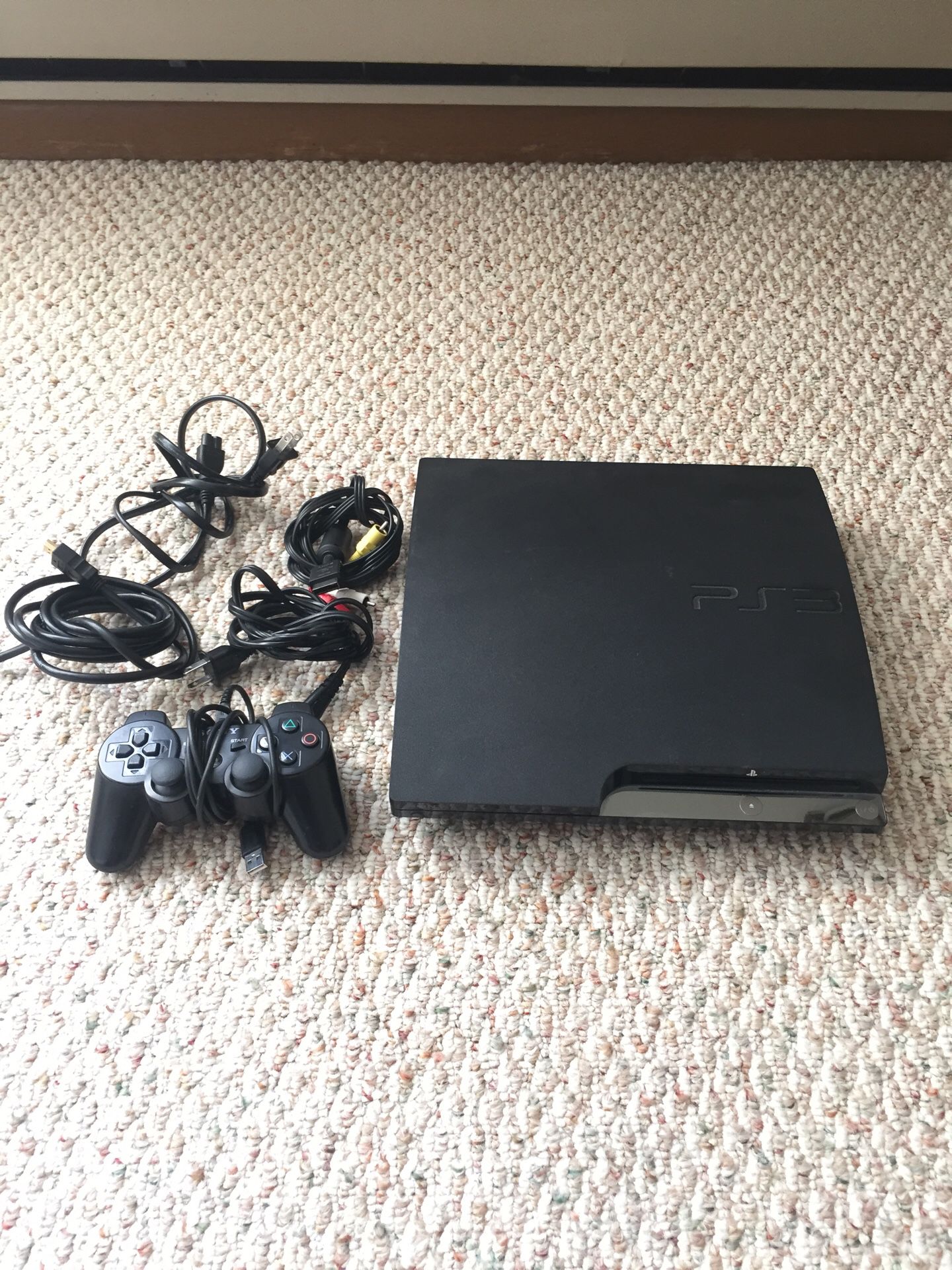 PlayStation 3. 4 games, 1 controller