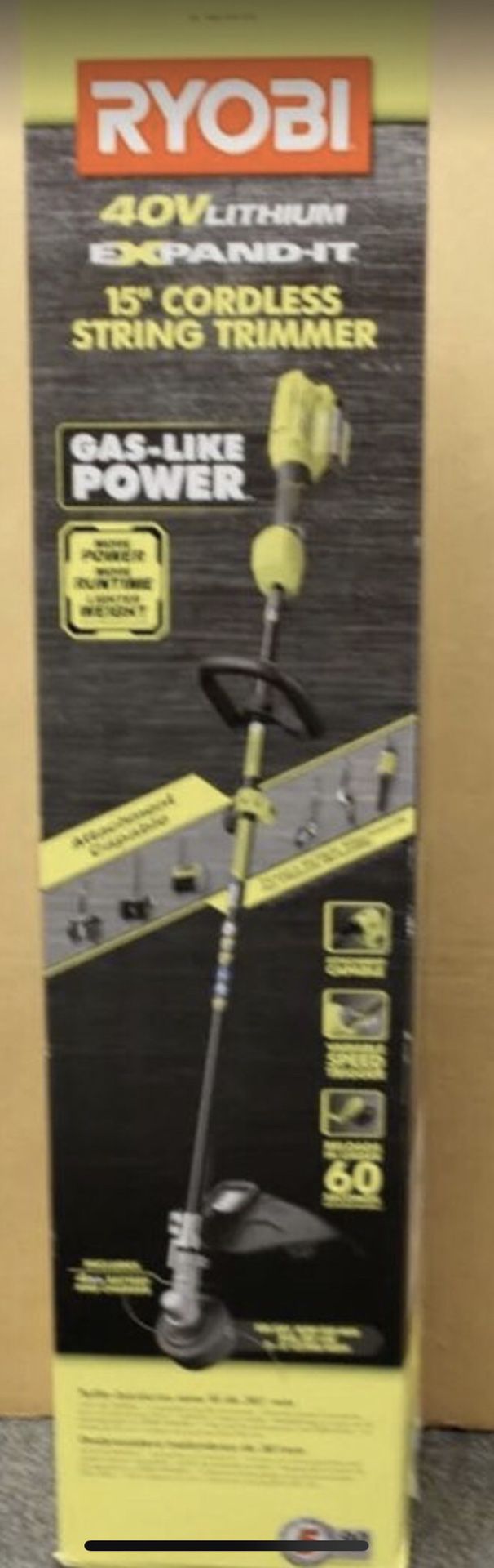 Ryobi Expand-It RY40006 40V Weed Grass String Trimmer Head/ Handle
