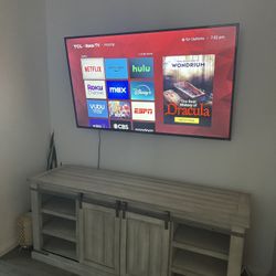 65in Roku TCL Smart TV 