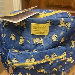 Minions Loungefly Backpack Purse 