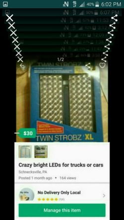 Crazy bright LEDs for trucks or cars
