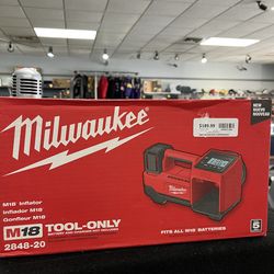 New M18 Milwaukee cordless inflator tool only (1294)