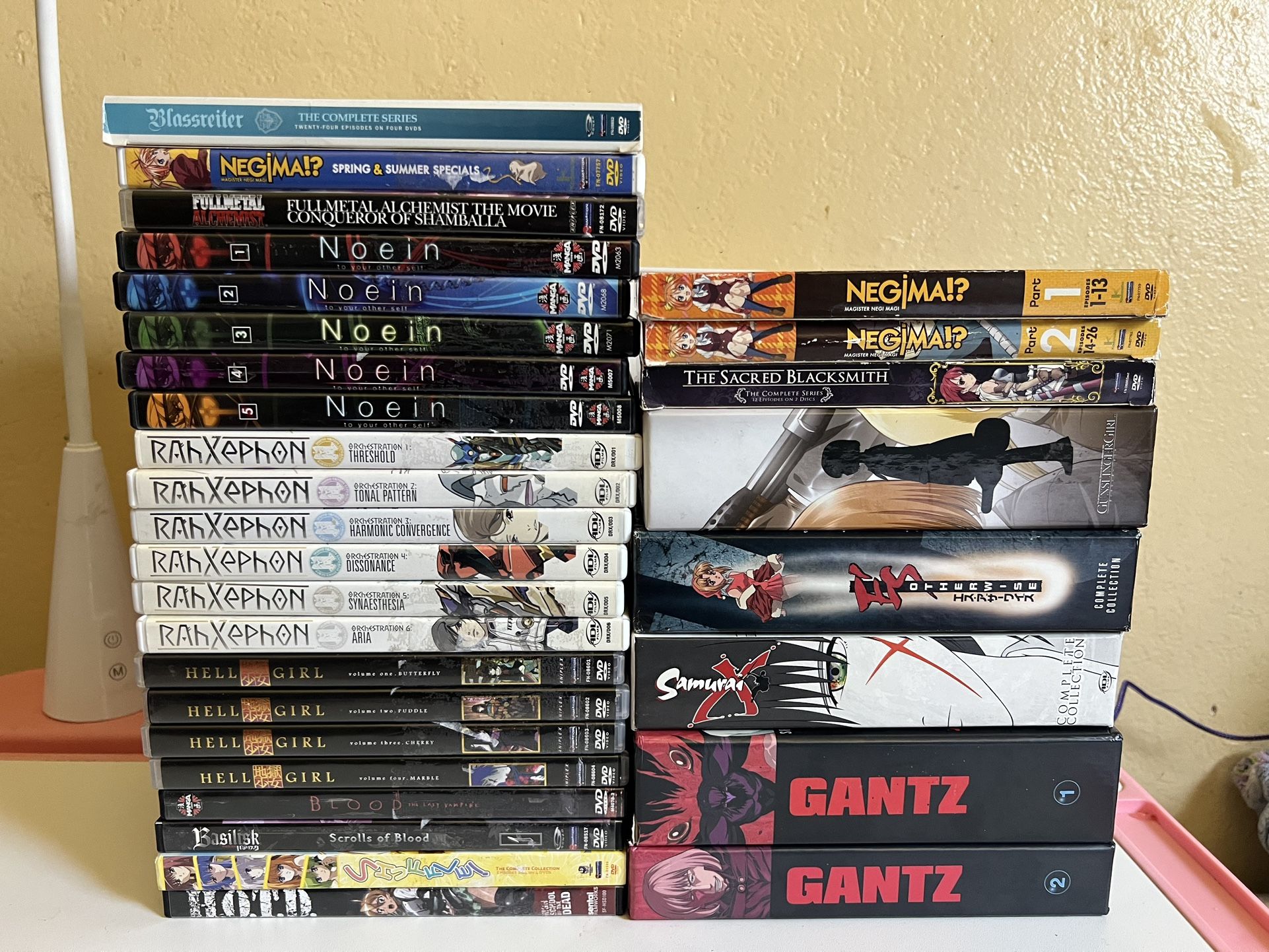 Anime DVDs Lot
