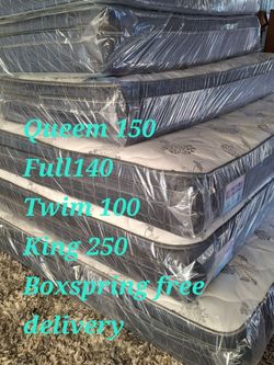 Mattress Pillow Top New