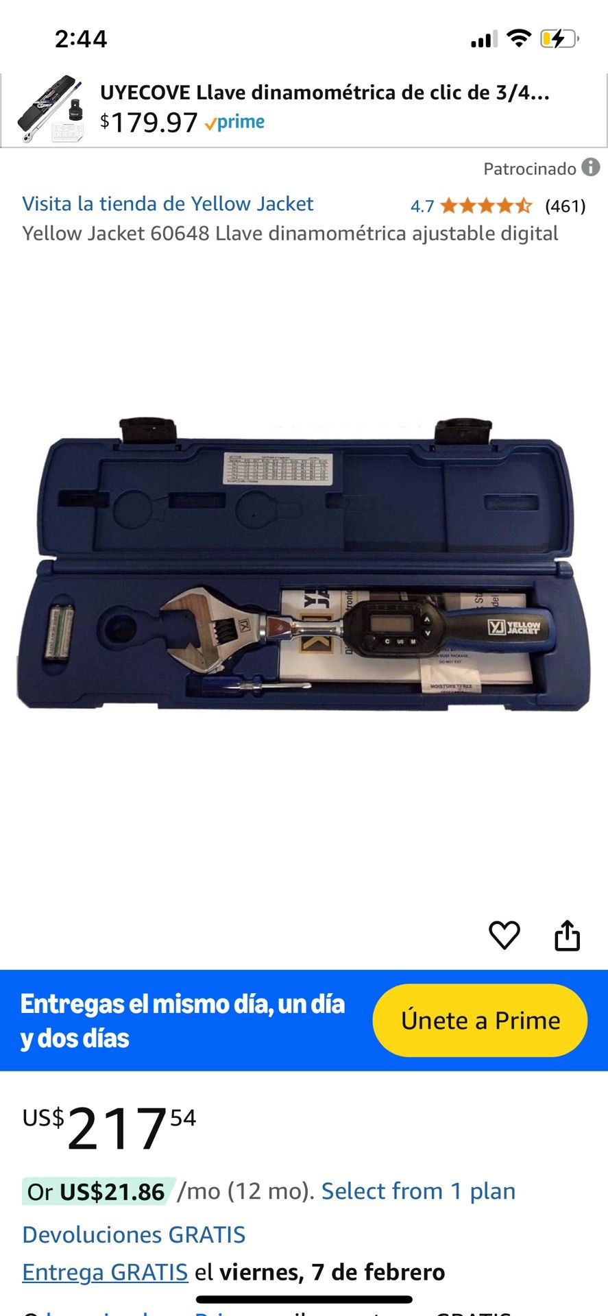 Digital Adjustable Torque Wrench