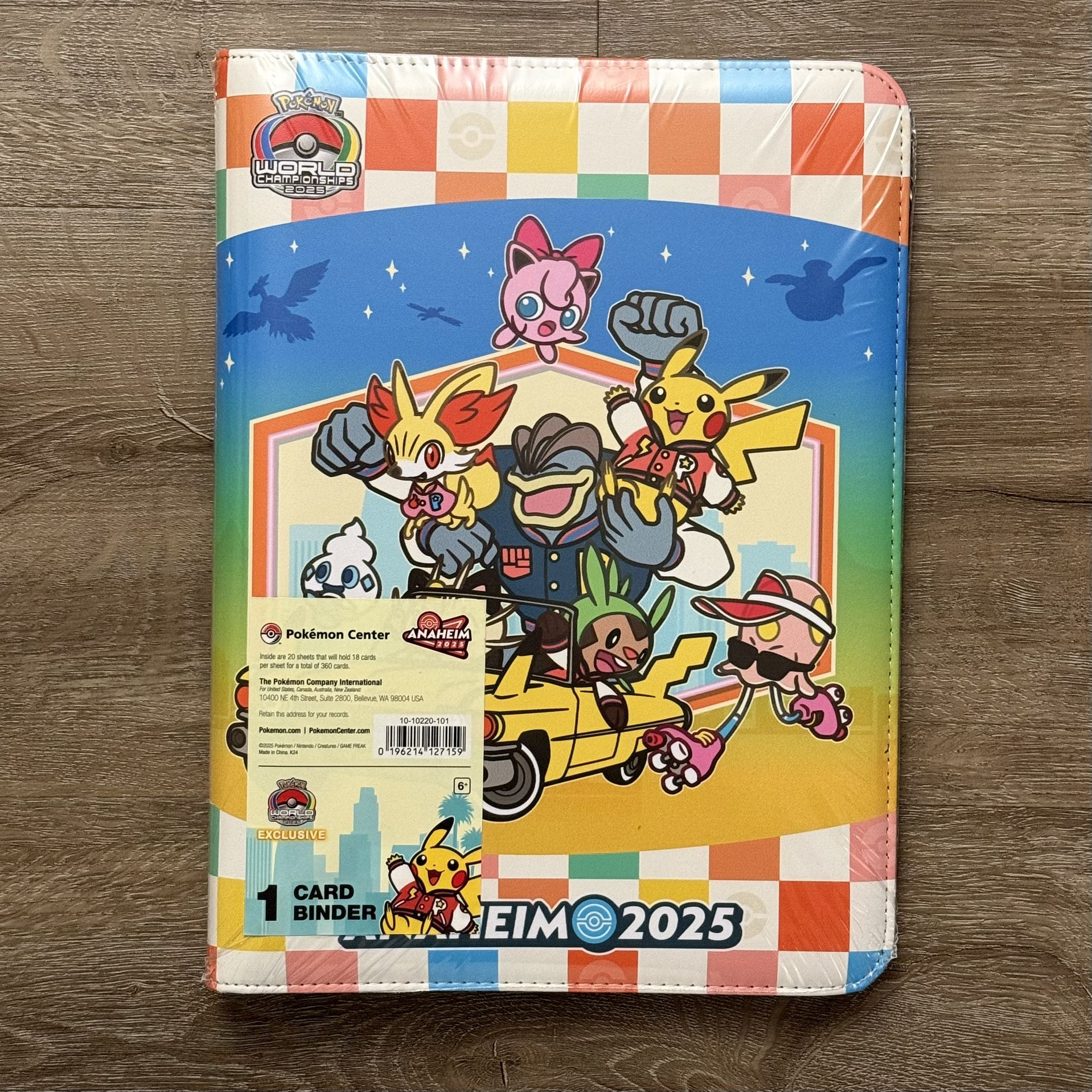 Pokemon TCG Binder World Championships 2025 Anaheim - www.disolcolor.com
