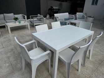 Patio Garden Balcony Furniture Set 7–Pcs Brand New👇