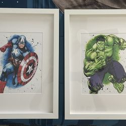 Superhero Canvas Wall art 