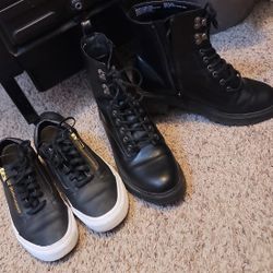 Boots And Vans $15 Both 