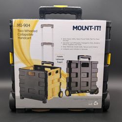 Rolling Utility Cart, Crate With Handle 