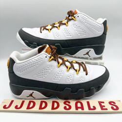Nike Air Jordan 9 G NRG U24 U.S. Open Masters PGA White Gold FN6931-100 Men Sz 9  New 