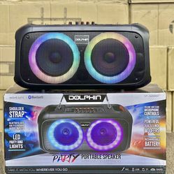 Wireless Rechargeable Party Speaker with Adjustable Strap