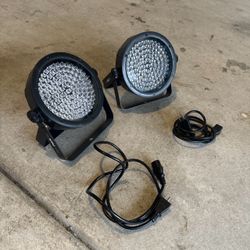 CHAUVET DJ SlimPAR 56 LED RGB DMX Stage Lights - Set of 2 - SLIMPAR56